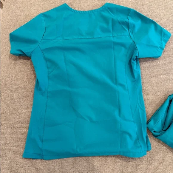 Momentum Women's Teal Scrub Set - Picture 3 of 7